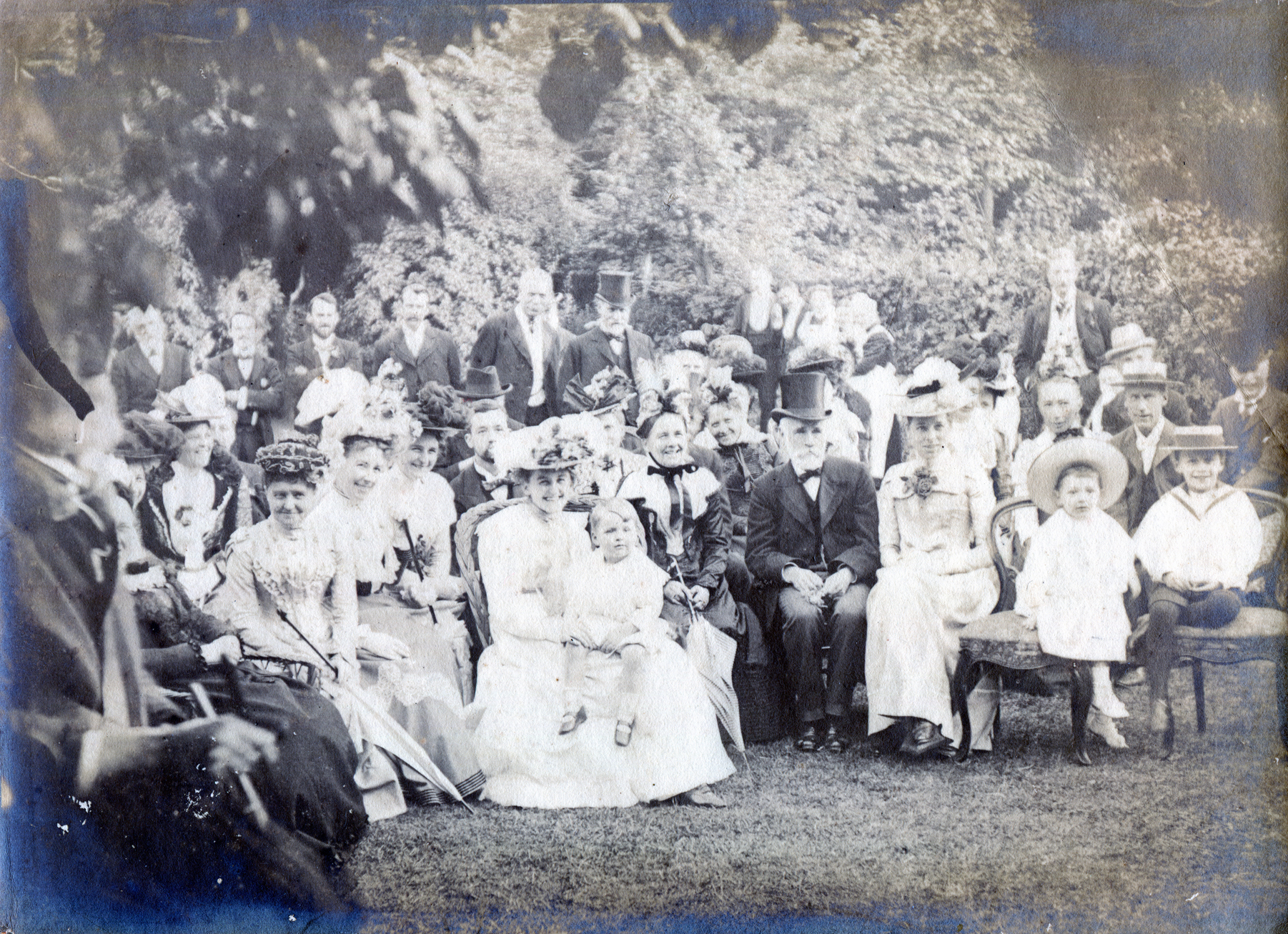 Prof. Fred Enock Garden Party - Tufnell Park Road, London, c1900