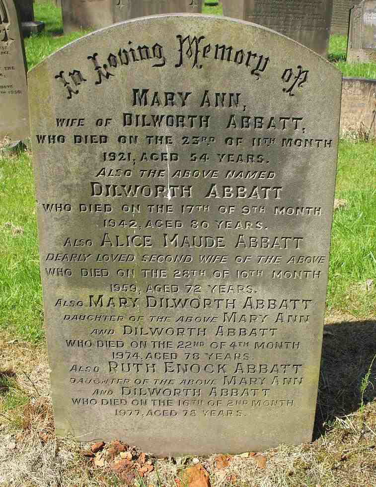 Abbatt Family Grave